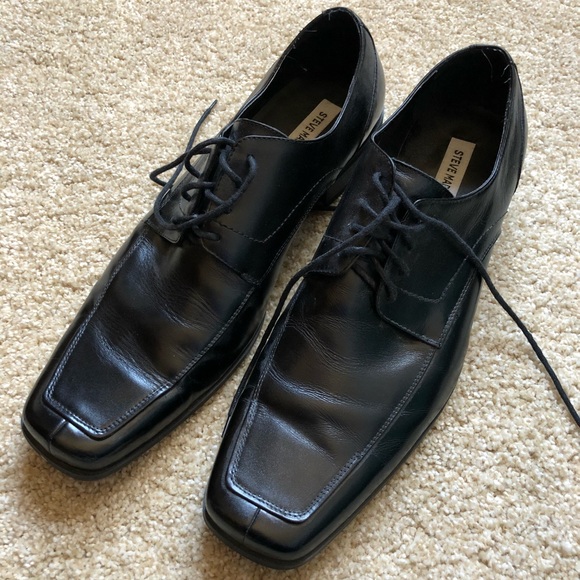 steve madden men's dress shoes black